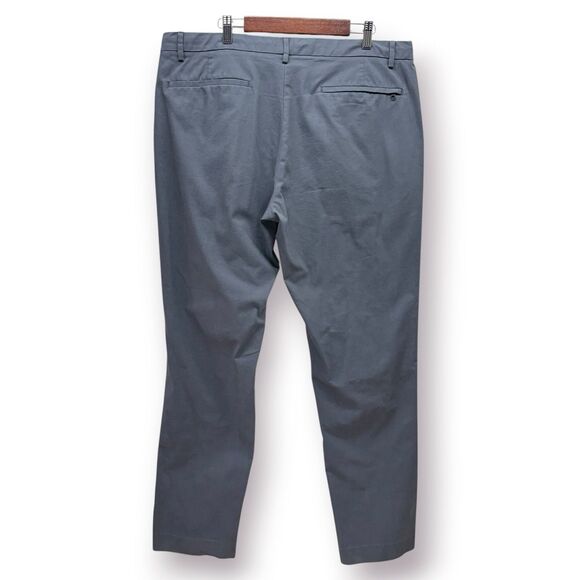 Bonobos Athletic Drawstring Pants Mens 36x32 Gray 3XDry Chino Golf Straight Leg - Picture 2 of 9